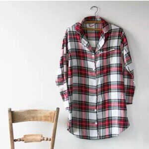 Taylor Linens Aberdeen Tartan Plaid Nightshirt